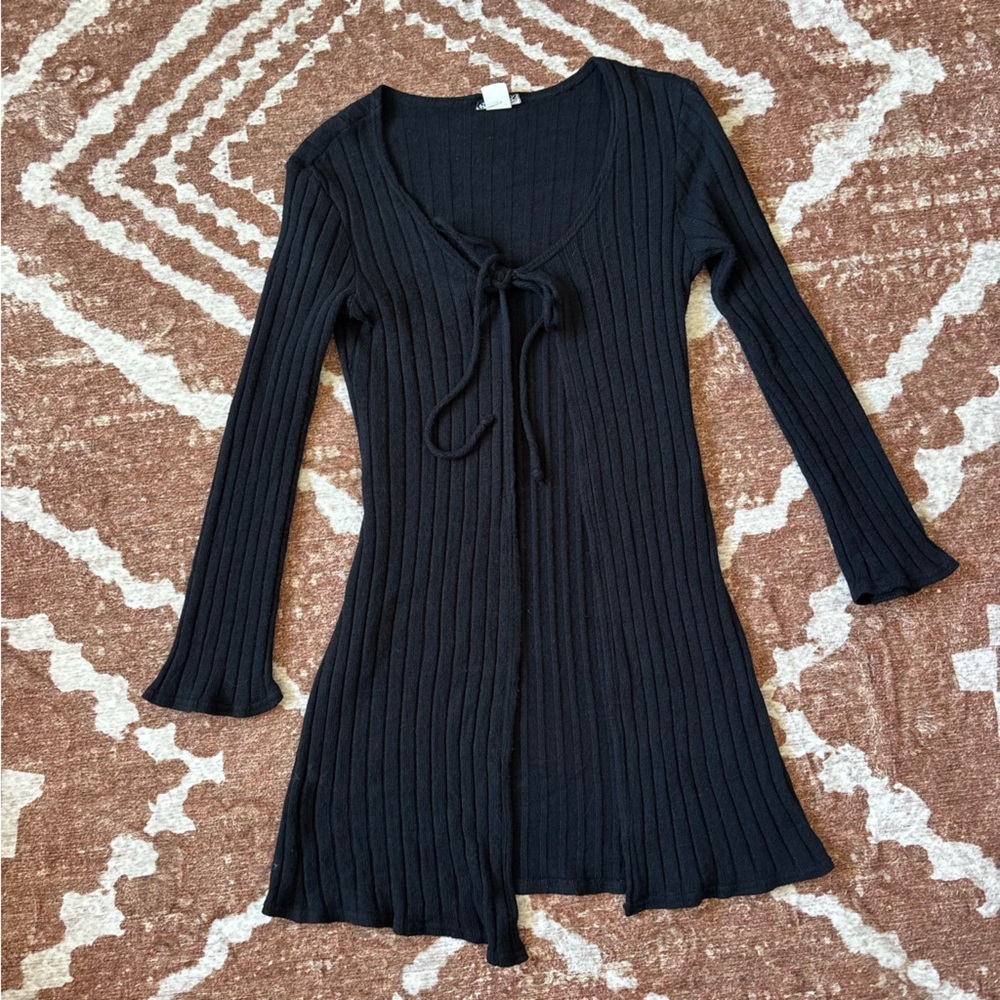 Vintage tie cardigan